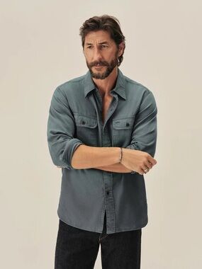 Buck Mason HEMP HBT SOFT PACK STATION SHIRT XL